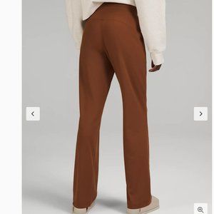 Lulu Lemon Ready to Rulu Straight-Leg High-Rise Pant Roasted Brown Size 0
